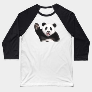 Panda Greeting Everyone Baseball T-Shirt